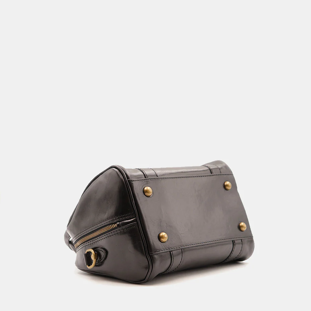 Borsa Bualetto a mano Donna VIAVERDI in Pelle Nera Made in Italy linea Firenze - Image 10
