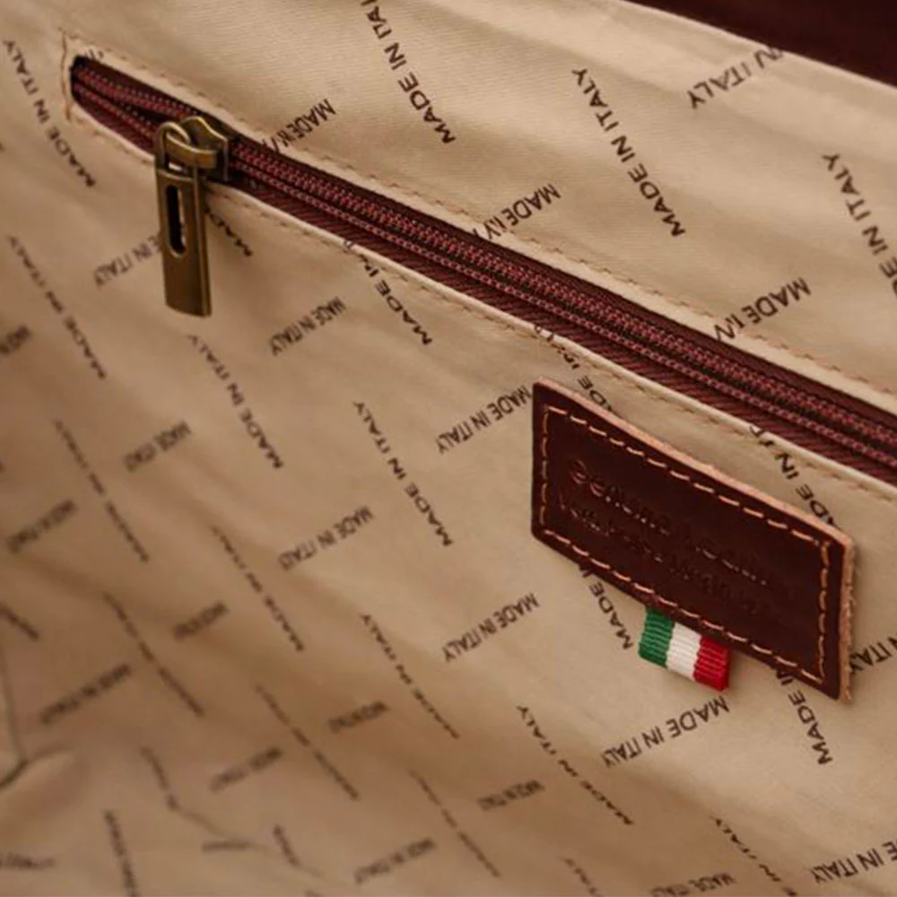 Borsa Medico in Pelle Testa di Moro VIAVERDI Made in Italy linea Firenze - Image 10